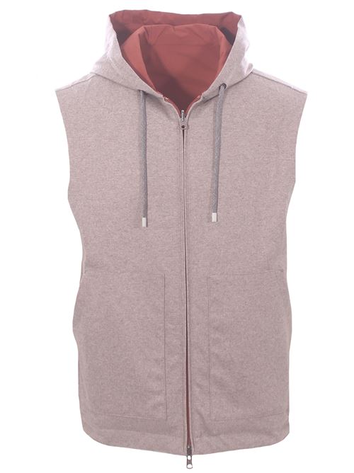 reversible techno cashmere and nylon waistcoat GENT'L MILANO | RICK02-07